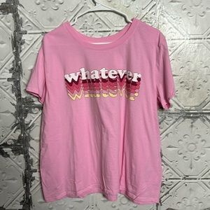 Pink whatever tee